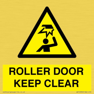 ROLLER DOOR KEEP CLEAR